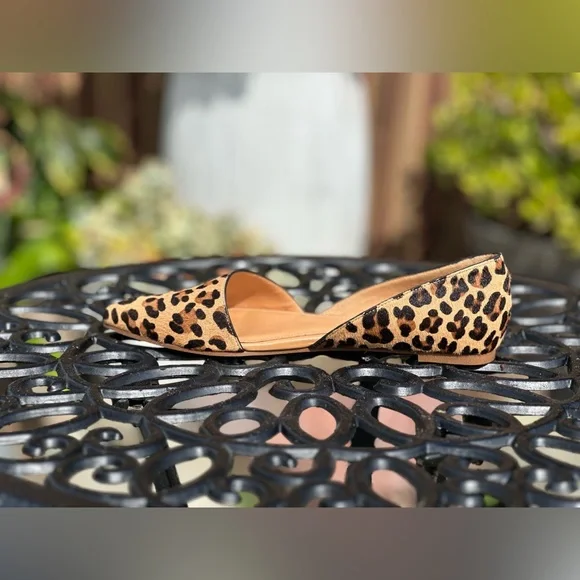 J. Crew —Calf Hair Leopard Print Flats - Picture 5 of 8